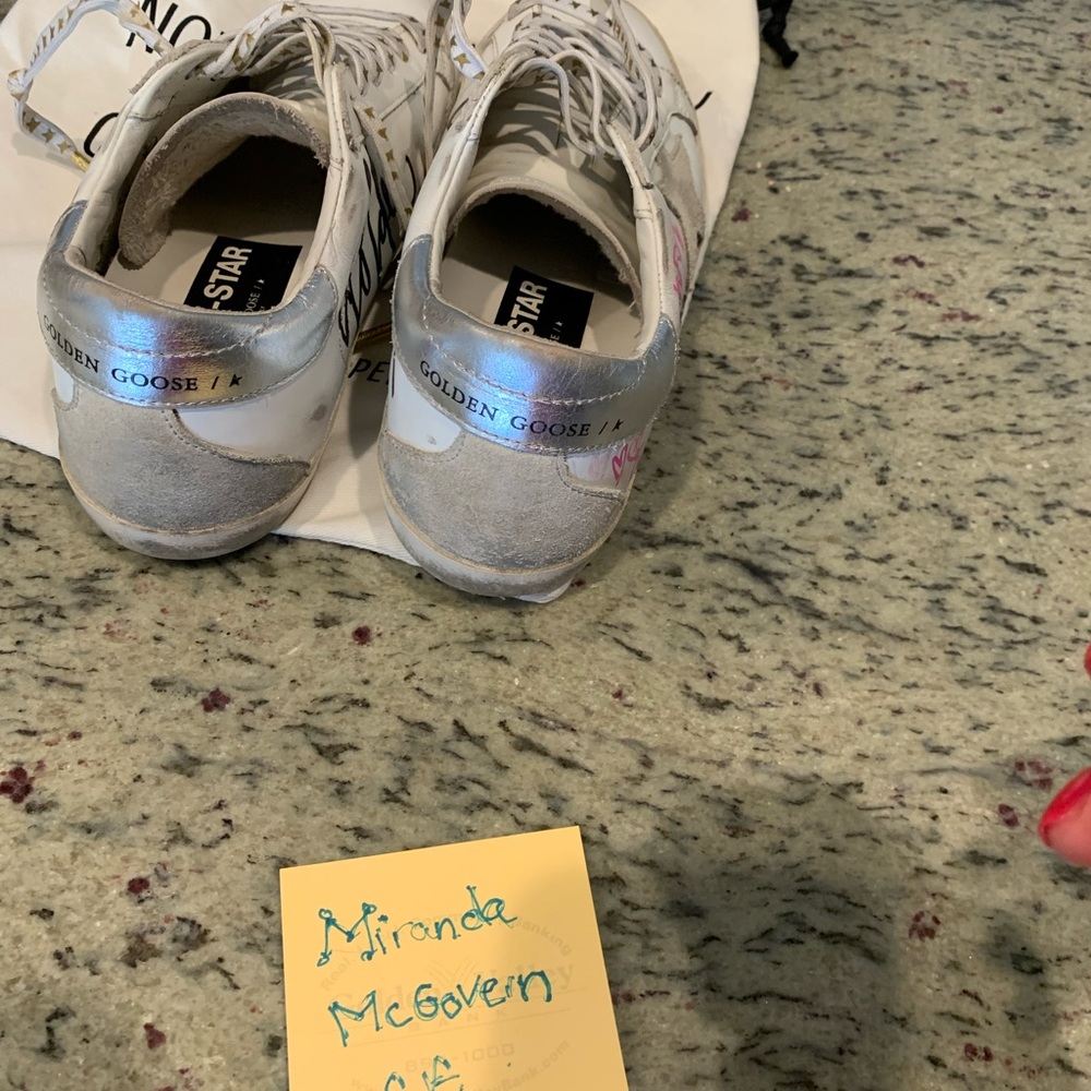 Golden Goose Superstar size 37 custom edition EUC - Picture 8 of 16